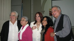 Tata Cedrón-Teresita Cruz-Perla Aguirre-Laura Peralta y José Curbelo