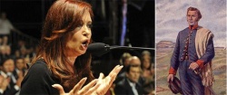 Presidenta Cristina y Artigas, el "Protector de los Pueblos Libres"