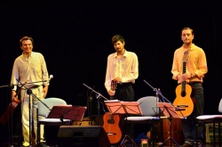 Marcos Fuentes, Leandro Heit y Gabriel Linares.