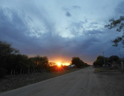 Atardece en Villa Nidia (diciembre de 2016)