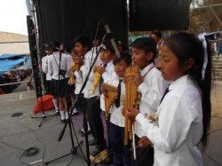 Escenario del "Tantanakuy Infantil": imagen y sonido de quienes queremos seguir siendo de éste lugar del Mundo.