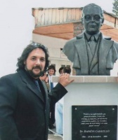 Busto del Dr. Ramón Carrillo, Hospital Gandulfo (Lomas de Zamora) Encargado por la Gobernación de la Provincia de Buenos Aires.