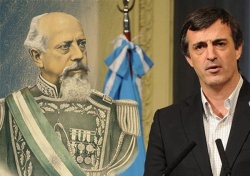 Esteban José Bullrich Zorraquín Ocampo Alvear: "Hace muy poco cumplimos 200 años de nuestra independencia y planteábamos con el presidente Mauricio Macri, que no puede haber independencia sin educación, y tratando de pensar en el futuro, esta es la nueva campaña del desierto". Mientras decía esto la ministra de seguridad insta a sus fuerzas a meter bala a los mapuche de hoy y " desaparecia" Santiago Maldonado