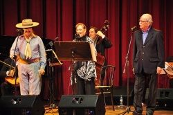 Con los maestros Ramón Ayala y Ramón Navarro.