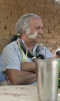 Chayado, participando del Tantanakuy, febrero de 2010. En Hornaditas, al norte de Humahuaca, Jujuy. Foto: Rafael Gindin.  