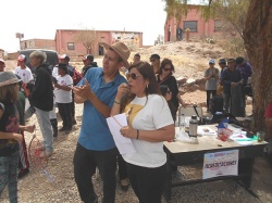 Dos imprescindibles para la realización del Tantanakuy: Juan Cruz Torres y Lorena Mariel Ruiz.