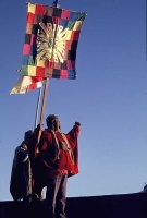 Inti Raymi en Tiwanaku, Bolivia (Foto: Ricardo Acebal)