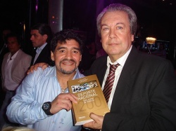 Diego Maradona y Guillermo Blanco.